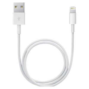 Apple iPhone X compatible Lightning To Usb Charge and Data Sync Lightning Cable 1M White