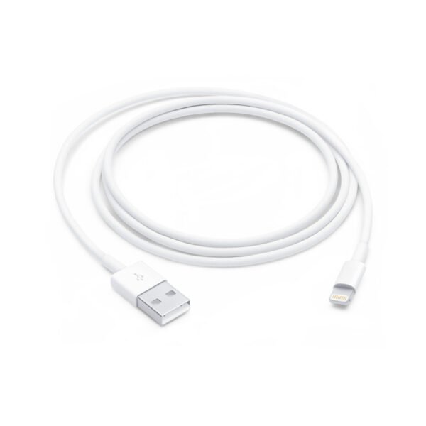 Apple iPhone X compatible Lightning To Usb Charge and Data Sync Lightning Cable 1M White - Image 2