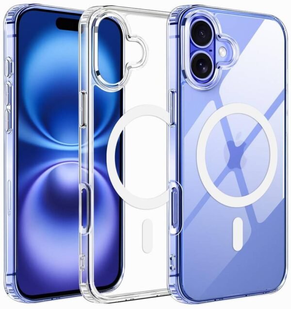 Casegravity Back Cover for Apple iPhone 16  (Transparent, Ring Case)