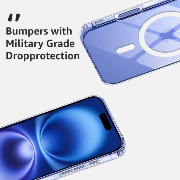 Casegravity Back Cover for Apple iPhone 16  (Transparent, Ring Case) - Image 4