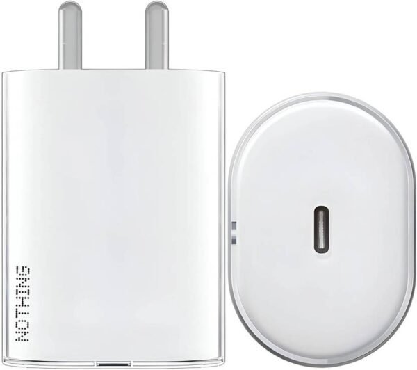 Nothing phone 45W, USB-C Compatible Power Charger fast charging support (White)