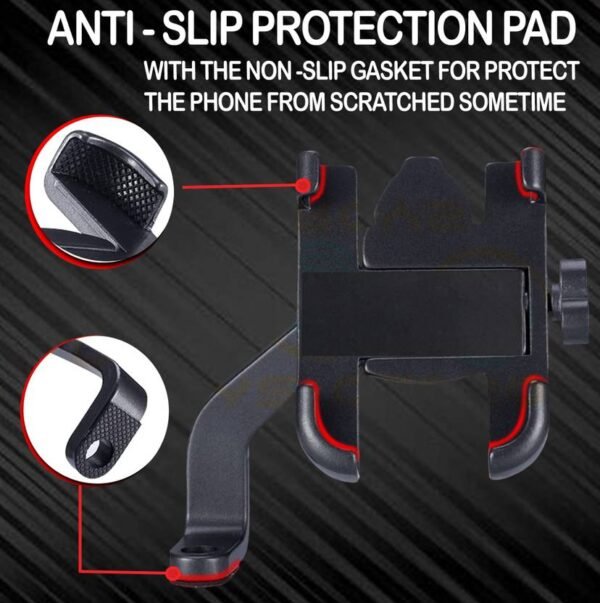 C1 mobile phone holder v3.4 latest Bike Mobile Holder (Black) - Image 2