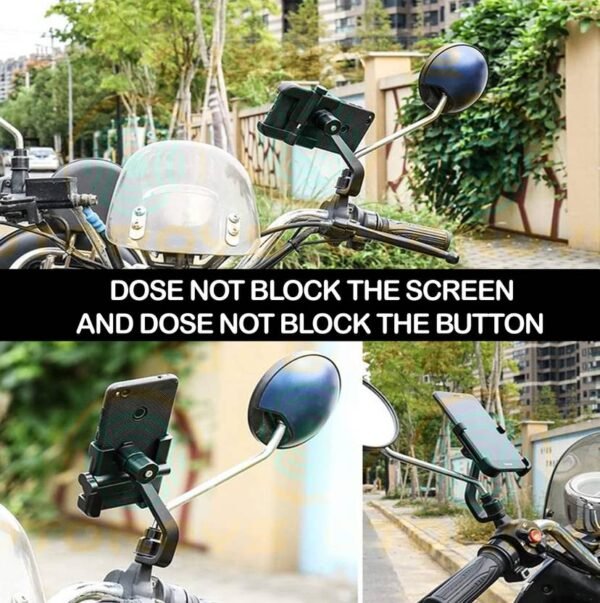 C1 mobile phone holder v3.4 latest Bike Mobile Holder (Black) - Image 4