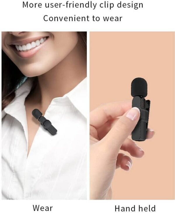K9 Wireless 2dual Microphone for Recording Podcast Vlog Microphone Microphone - Image 4