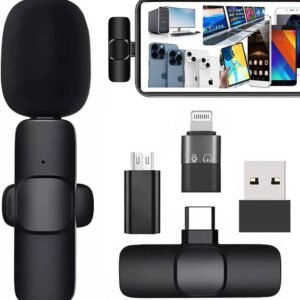K8 Wireless single Microphone for Recording Podcast Vlog Microphone Microphone