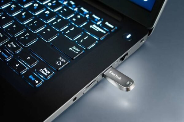 Pendrive USB 128 GB Pen Drive Compatible with Desktop Computer, Laptop, Television USB 3.1 Metal Case (Silver) - Image 3