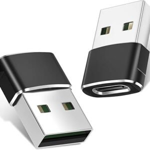 CASEGRAVITY USB-A to Type-C Adapter – High-Speed OTG Converter for Charger, Laptop & Data Transfer