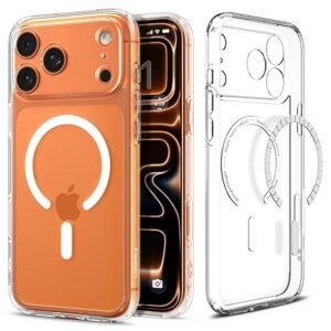 CASEGRAVITY iPhone 17 Pro MagSafe Case – Transparent Shockproof Slim Clear Back Cover
