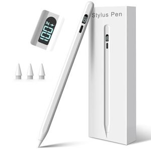 CASEGRAVITY Smart Stylus Pen – Rechargeable Digital Pen with Battery Display for iPad & Tablets