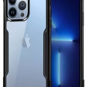 iPhone 13 Pro Max Black Transparent Case – Clear Shockproof Cover | CASEGRAVITY