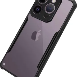 iPhone 16 Pro Black Transparent Case – Clear Shockproof Cover | CASEGRAVITY