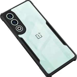 OnePlus Nord CE4 Black Transparent Case – Clear Shockproof Cover | CASEGRAVITY